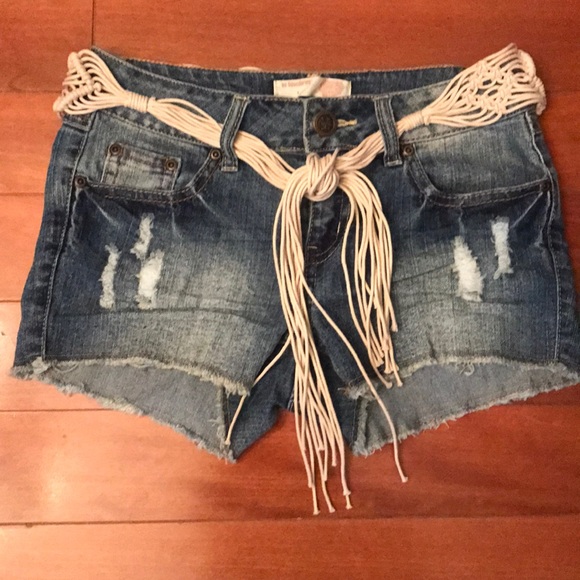 hippie jean shorts